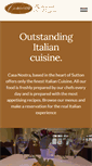 Mobile Screenshot of casanostra-restaurant.co.uk